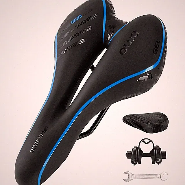 Comfort Bike Seat Comfortable Gel Bicycle Saddle Replacement Soft Padded with...
